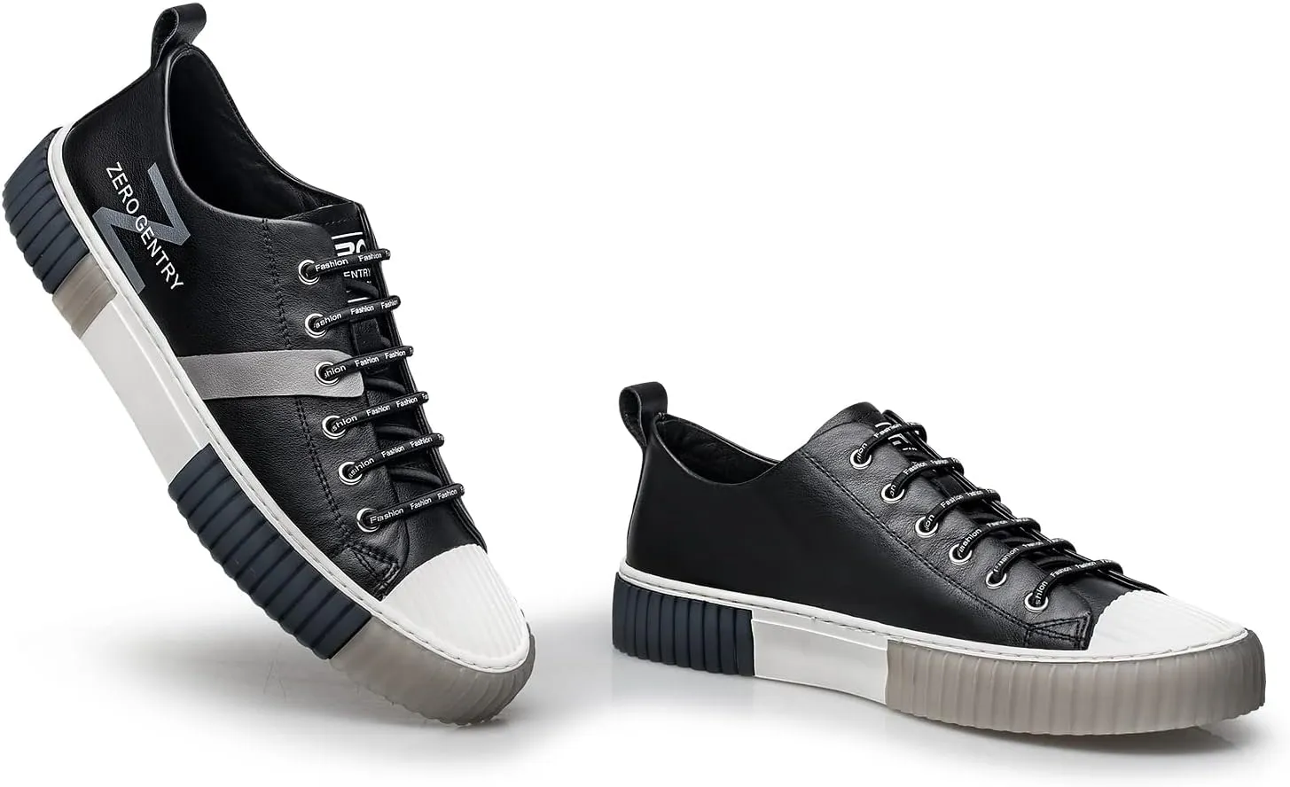 ZRO Men's Leather Sneakers, Casual and Fashion Shoes for Men'S03300